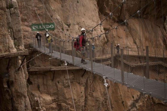 Caminito del Rey: Siente el vértigo de caminar por el sendero más peligroso del mundo (FOTOS)