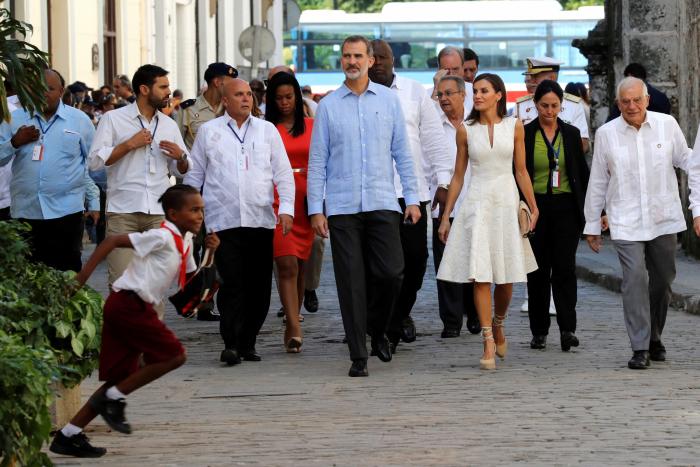 Los reyes de España, de escapada por la Habana Vieja