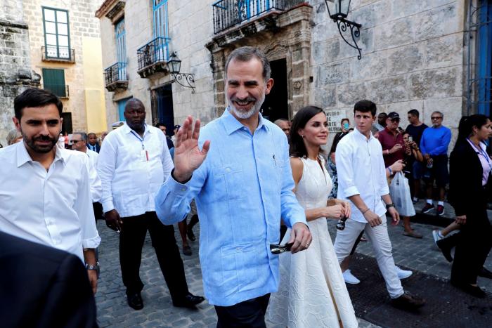 Los reyes de España, de escapada por la Habana Vieja
