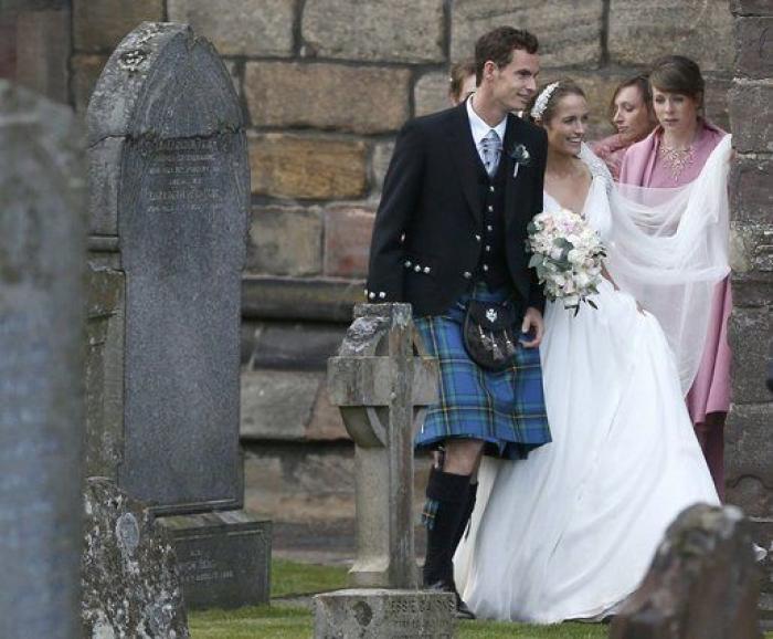 La boda escocesa de Andy Murray (FOTOS)