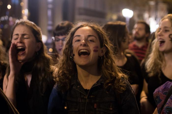La marcha de las mujeres de Madrid, en FOTOS