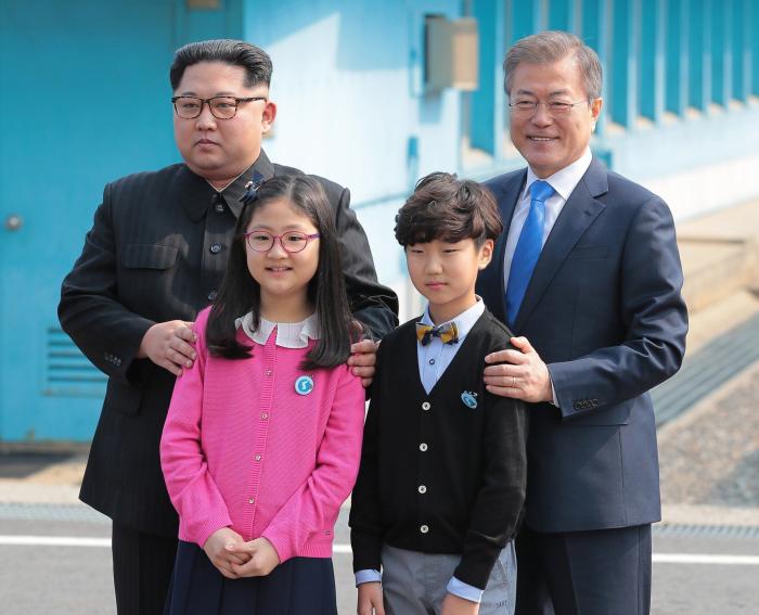 Las fotos del histórico recibimiento de Kim Jong-un en Corea del Sur