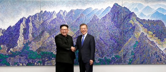 Las fotos del histórico recibimiento de Kim Jong-un en Corea del Sur