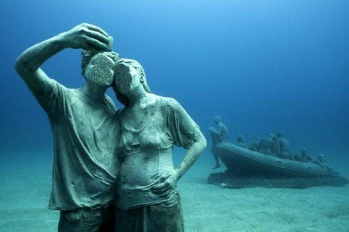 Inaugurado en Lanzarote un museo de esculturas bajo el mar