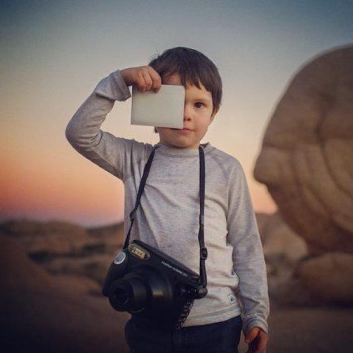 Hawkeye Huey, el fotógrafo de 5 años que triunfa en Instagram