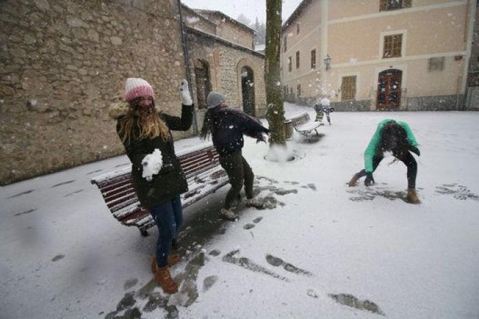 Las insólitas fotos de la nieve en Levante y Mallorca