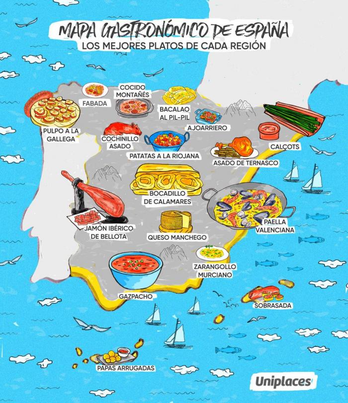 Donde fueres... ¡come lo típico! Seis mapas gastronómicos de Europa