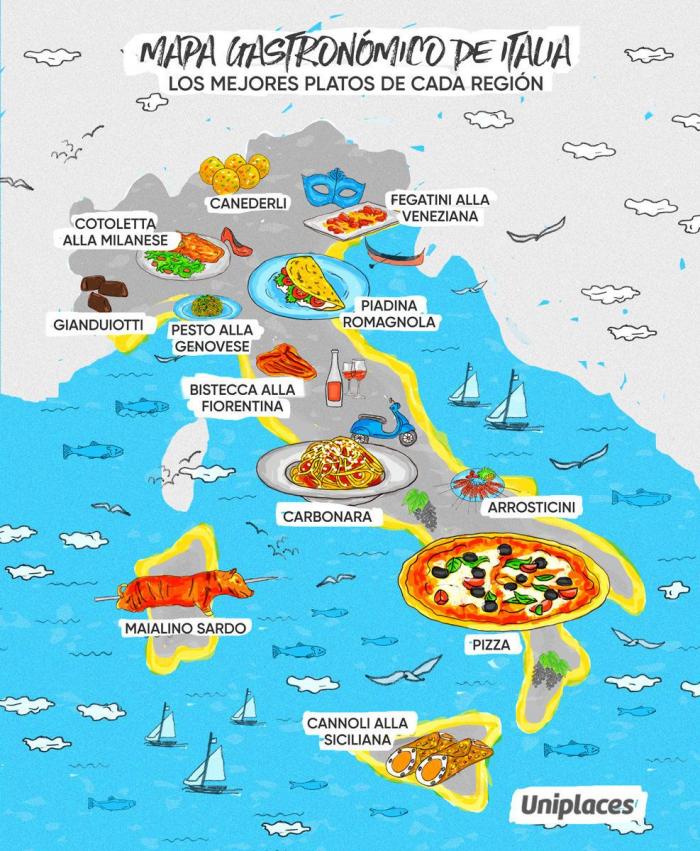 Donde fueres... ¡come lo típico! Seis mapas gastronómicos de Europa
