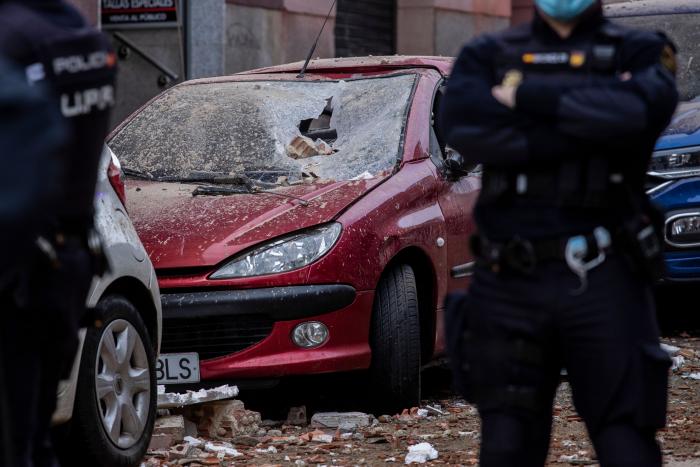 Dos fuertes explosiones en el centro de Madrid provocan al menos cuatro muertos y 11 heridos
