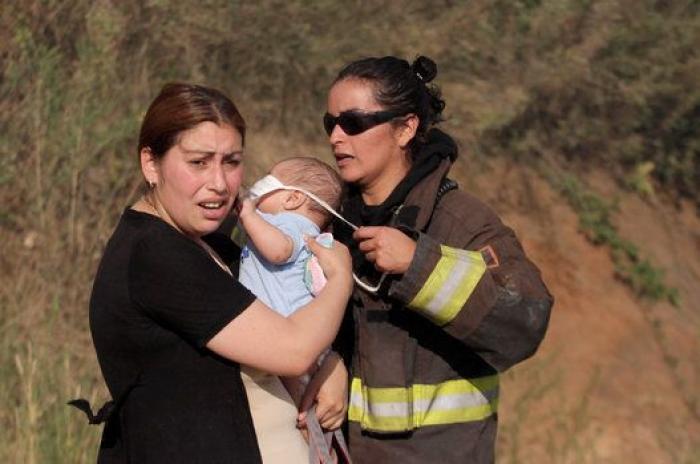 Las dolorosas imágenes que dejan los incendios de Chile