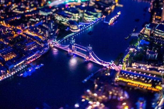Parece una maqueta, pero es Londres desde el aire (FOTOS)