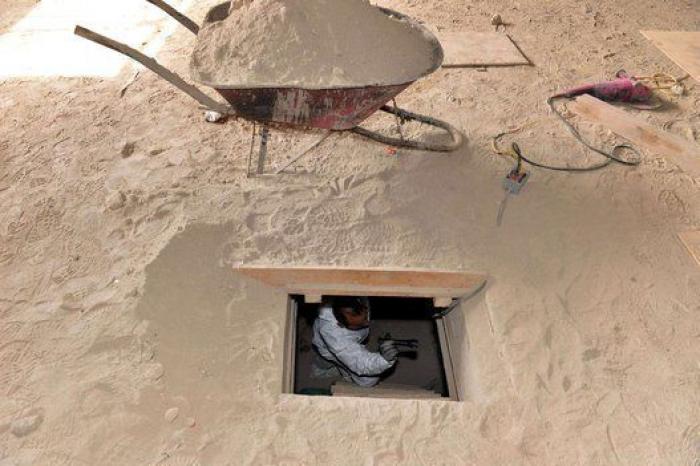 Las imágenes de los túneles por los que escapó el 'Chapo' Guzmán