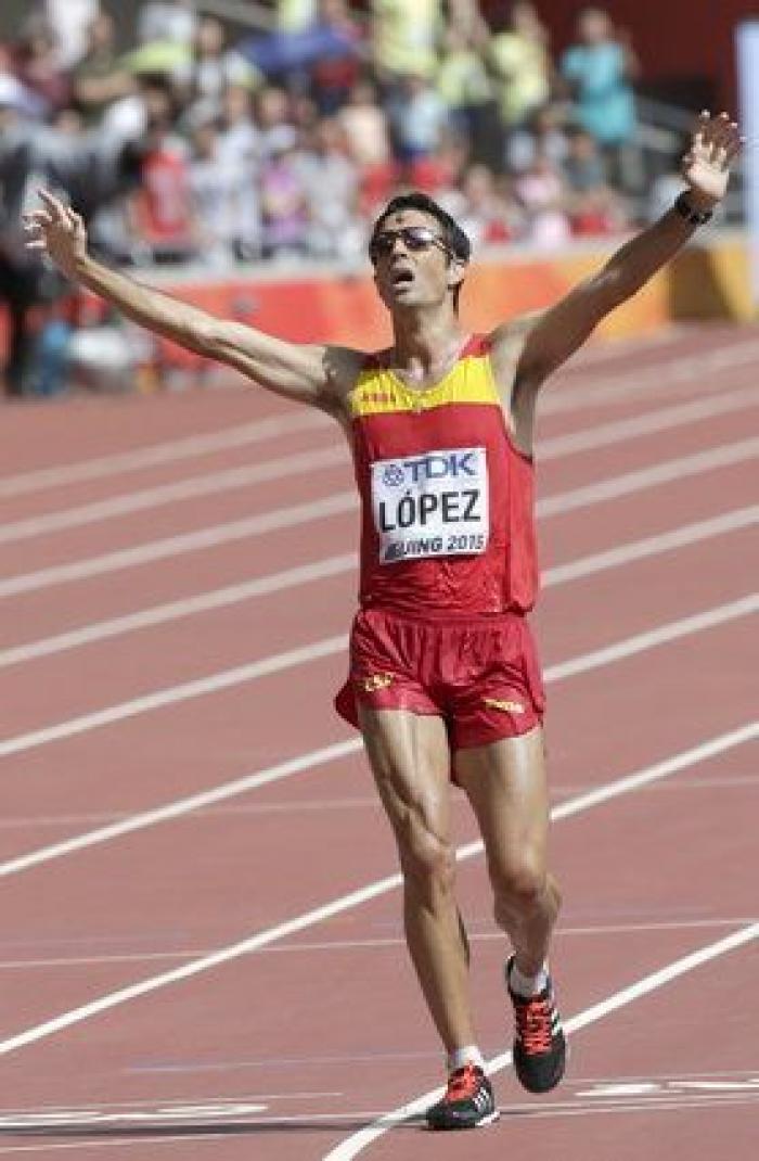 Miguel Ángel López, campeón del mundo de 20 kilómetros marcha
