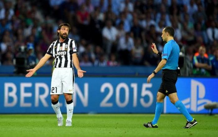 Andrea Pirlo, el rostro de la derrota de la Juventus