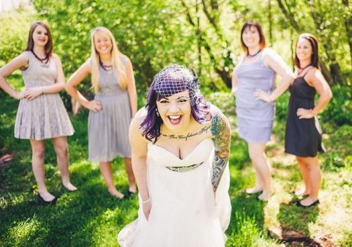 19 novias que supieron sacar partido a sus tatuajes el día de su boda (FOTOS)