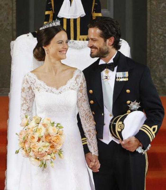 Boda de Carlos Felipe de Suecia y Sofia Hellqvist: el toque español del vestido de la novia