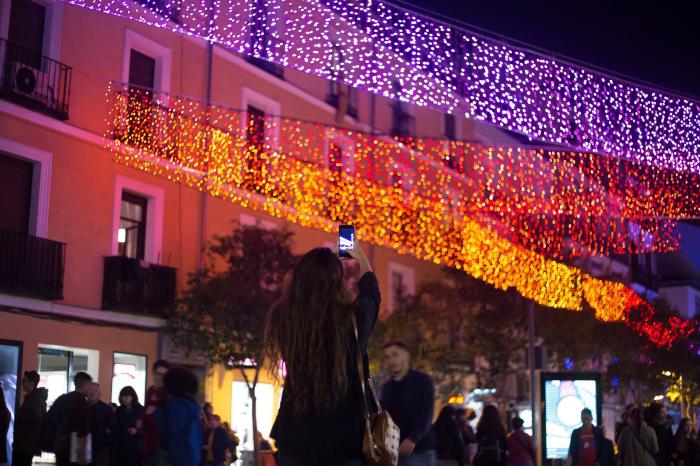 Las mejores fotos de las luces de Navidad en Madrid