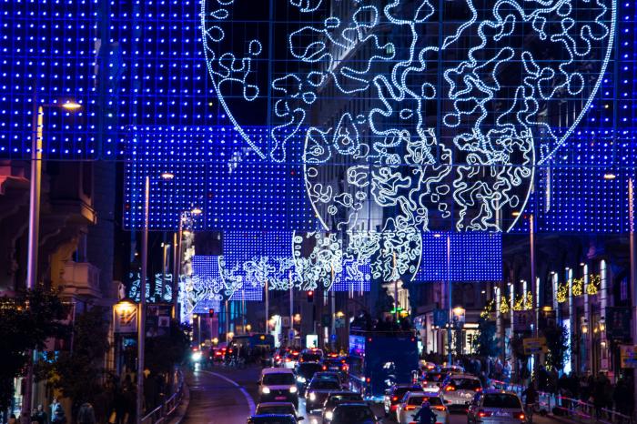 Las mejores fotos de las luces de Navidad en Madrid
