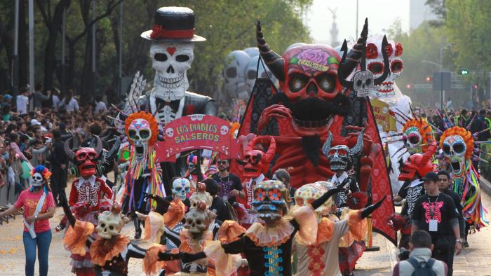 Los fotones que deja el Día de los Muertos en México