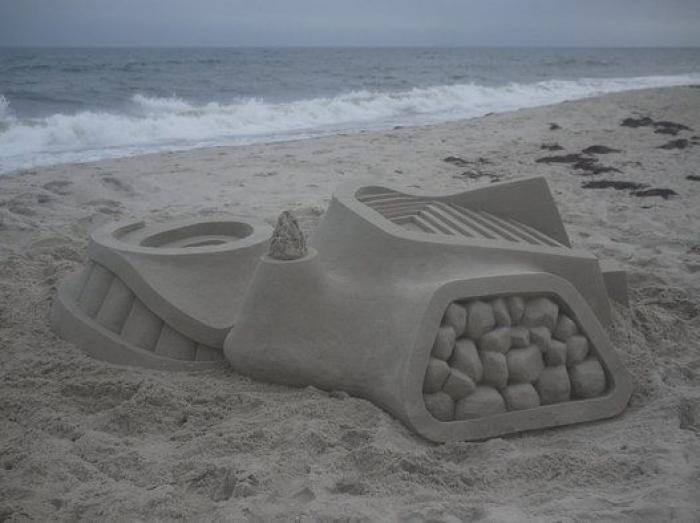 El artista de castillos de arena del que Escher se sentiría orgulloso (FOTOS)