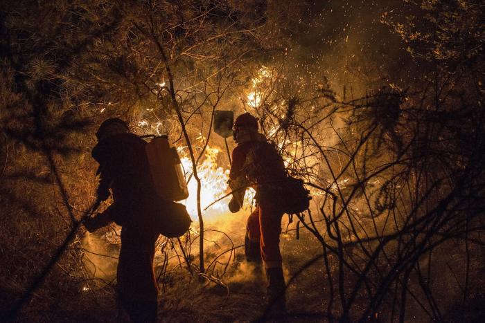 Primer detenido por los incendios en Galicia