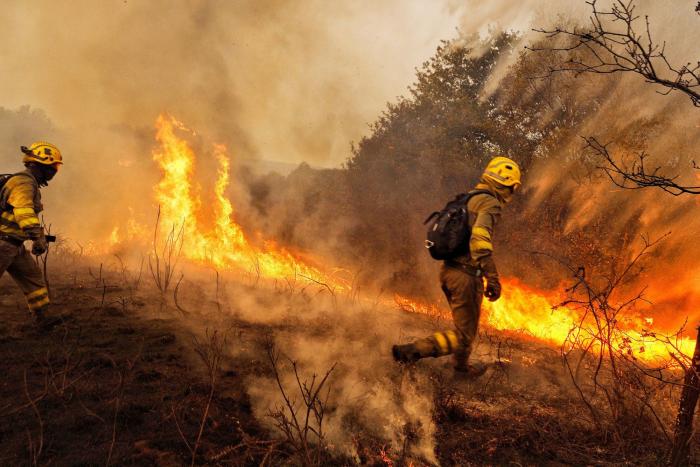 No, esta fotografía no es de los incendios de Galicia