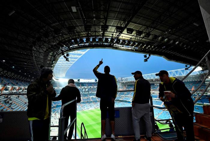 Las imágenes de la final de la Libertadores en el Bernabéu
