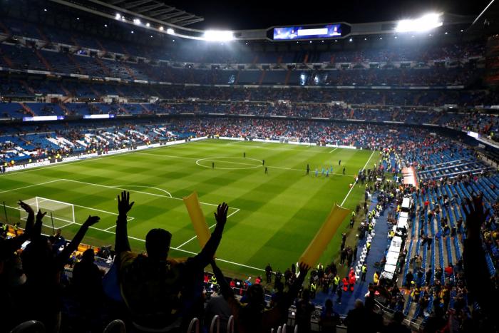 Las imágenes de la final de la Libertadores en el Bernabéu