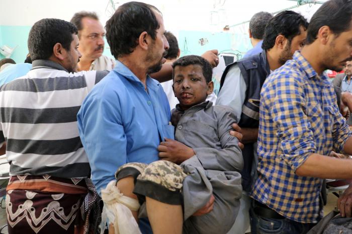 Al menos 50 muertos en un ataque contra un autobús con niños en el norte de Yemen