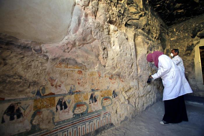 Descubierta una nueva tumba en Luxor, Egipto, de hace 4.000 años