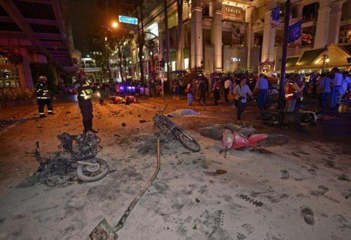 La Policía tailandesa difunde un retrato robot del sospecho del atentado en Bangkok