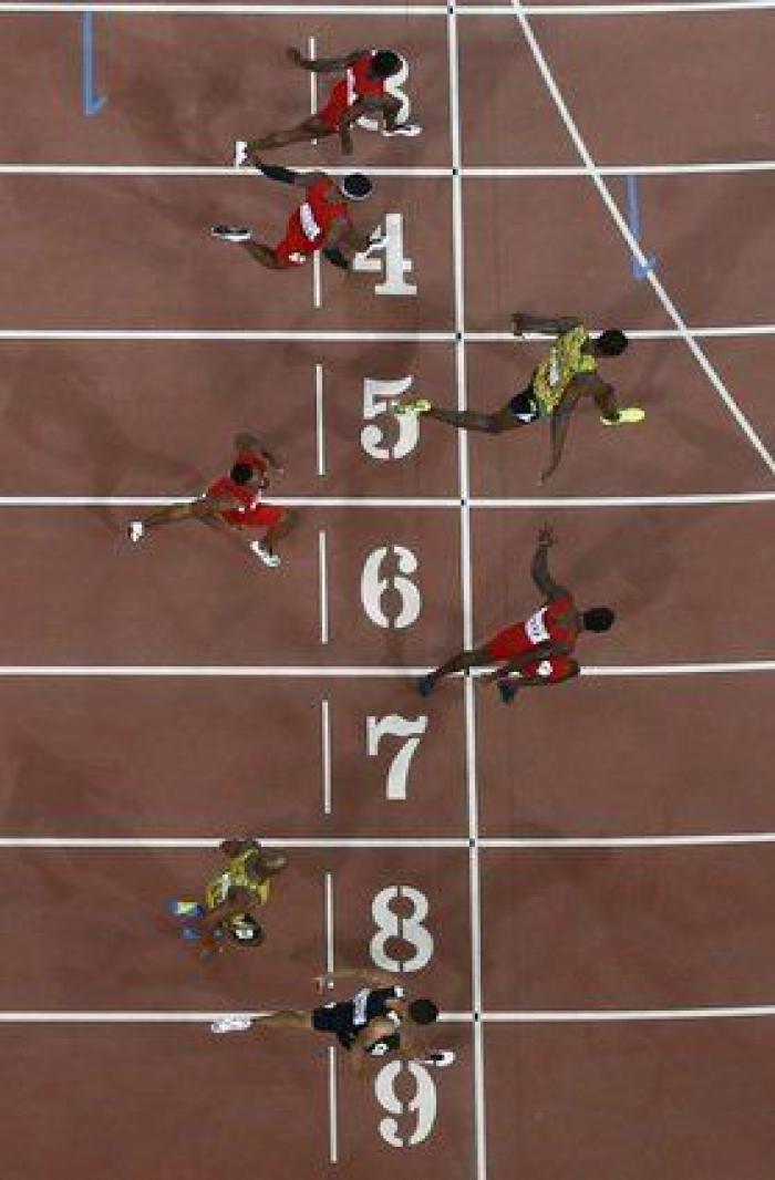 Las mejores fotos de la victoria de Usain Bolt en Pekín