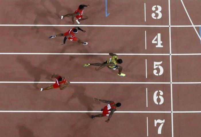 Usain Bolt, campeón del mundo de los 100 metros en Pekín