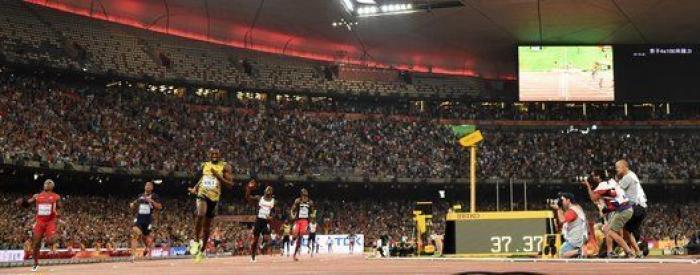 Usain Bolt conquista el triplete con el oro de Jamaica en la final 4x100