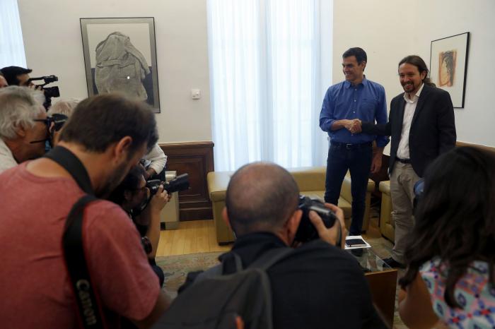 Sánchez, tras su reunión con Iglesias: "Va a haber intento de mayoría alternativa"
