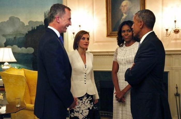 Michelle Obama se lleva a la reina Letizia al huerto (ecológico)