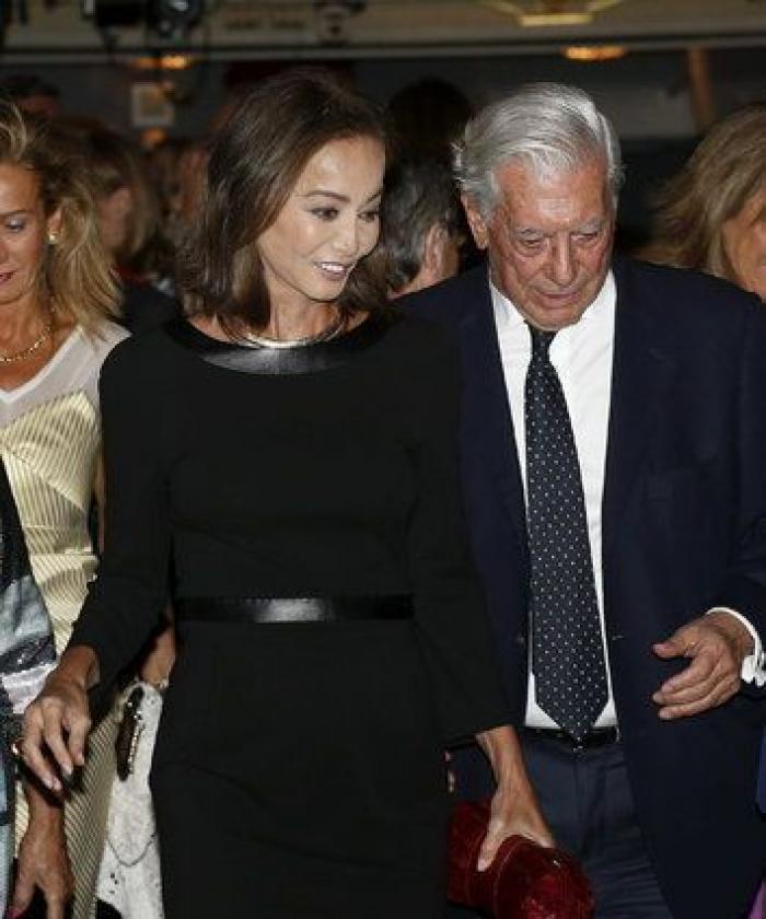 Isabel Preysler y Mario Vargas Llosa, de gala en el Teatro Real