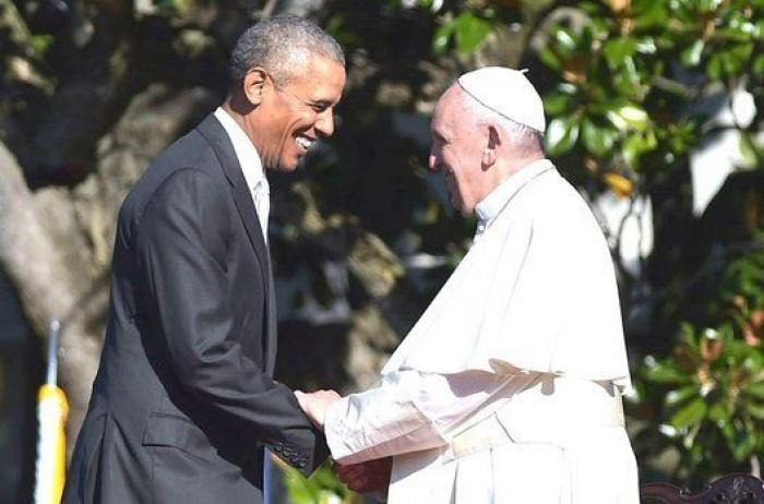 El papa, "hijo de inmigrantes", denuncia ante Obama cómo el sistema "excluye a millones"