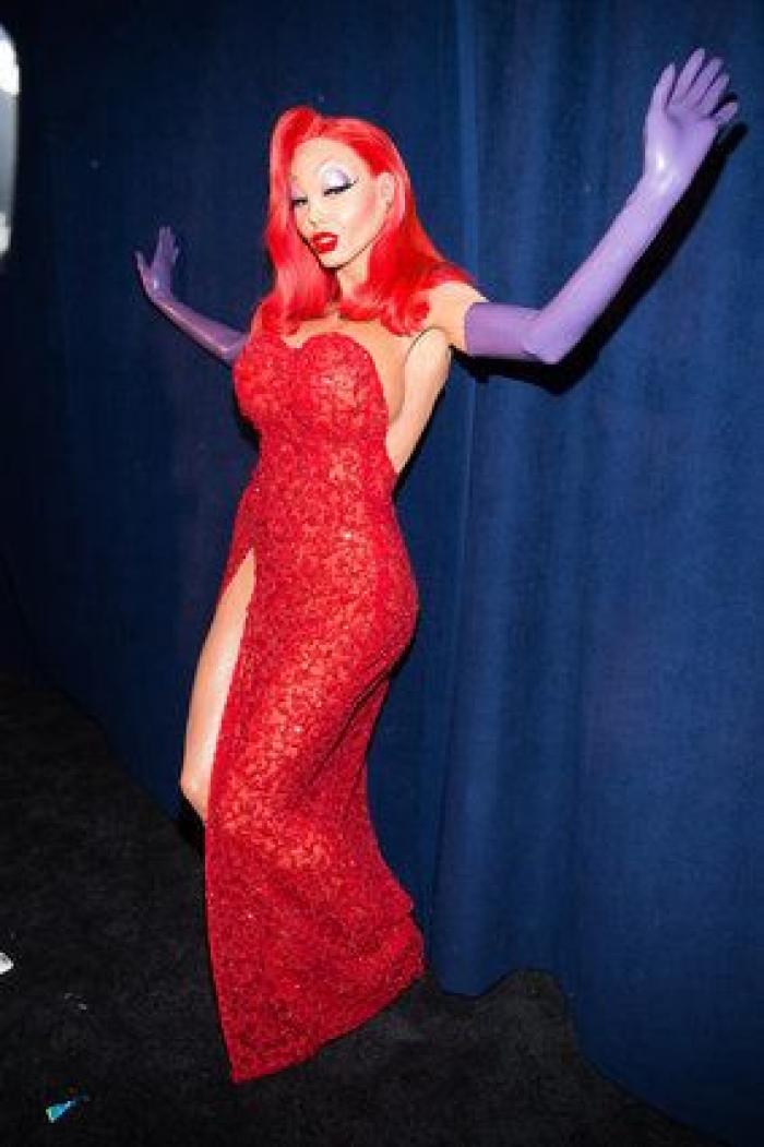 El disfraz más explosivo de Heidi Klum: se convirtió en Jessica Rabbit por Halloweeen (FOTOS)
