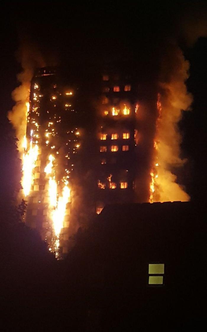 Las estremecedoras fotos del incendio de Londres