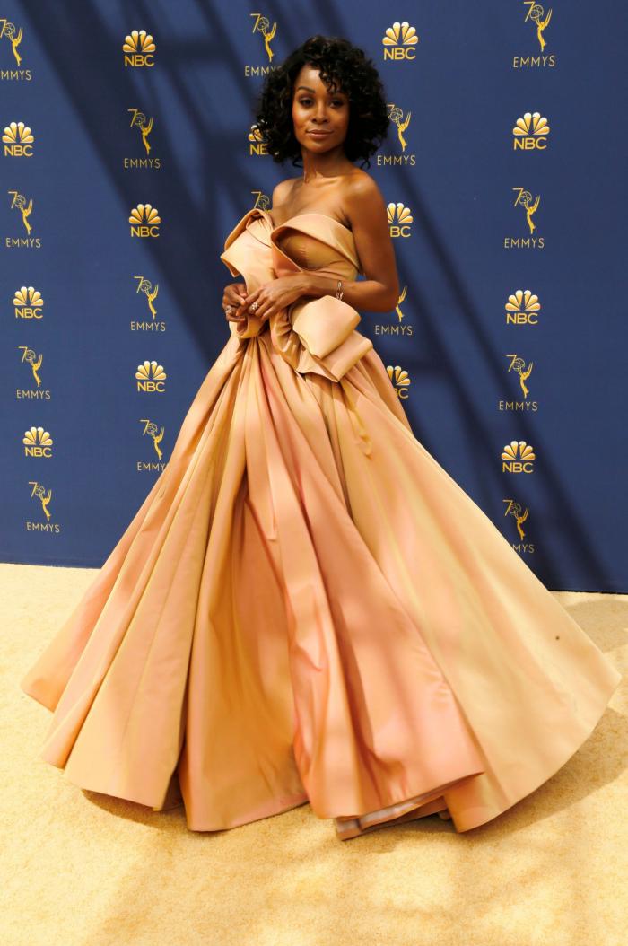 La actriz de 'Black-ish' se viste de Nike en los Emmys contra el racismo