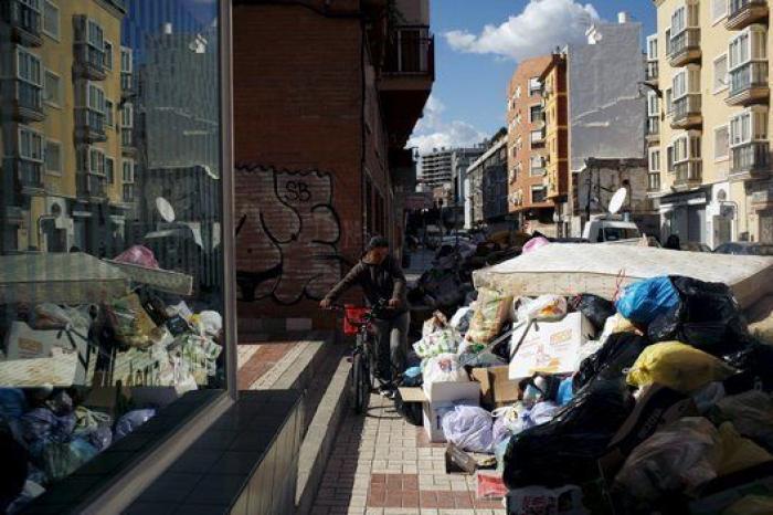Las imágenes más impactantes de la huelga de basura de Málaga