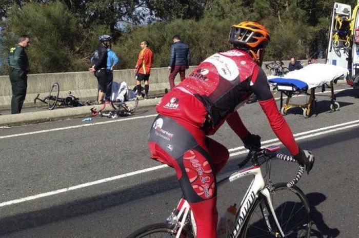 Dos ciclistas muertos y seis heridos por un atropello en A Guarda (Pontevedra)