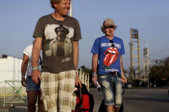 Los Rolling Stones llegan a La Habana (FOTOS)