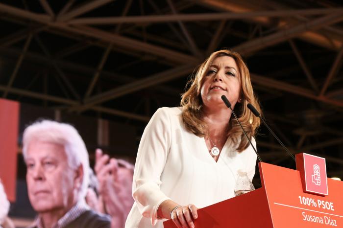 La presentación de la candidatura de Susana Díaz, en fotos