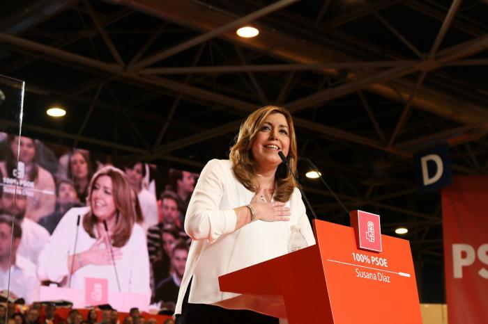 La presentación de la candidatura de Susana Díaz, en fotos
