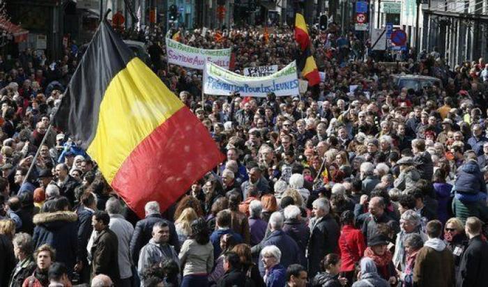 La Marcha contra el terror y el odio reúne a más de 15.000 personas en Bruselas