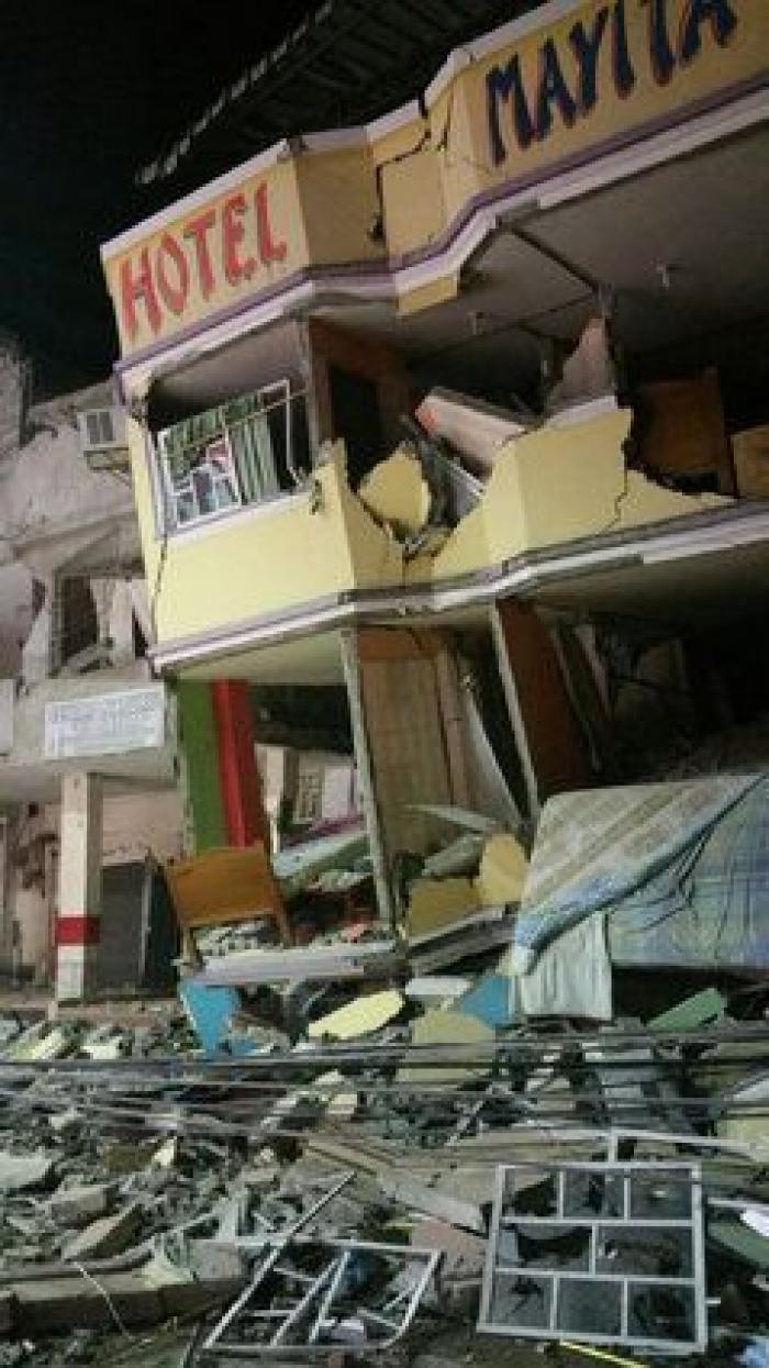 Ya son más de 500 los muertos por el terremoto en Ecuador