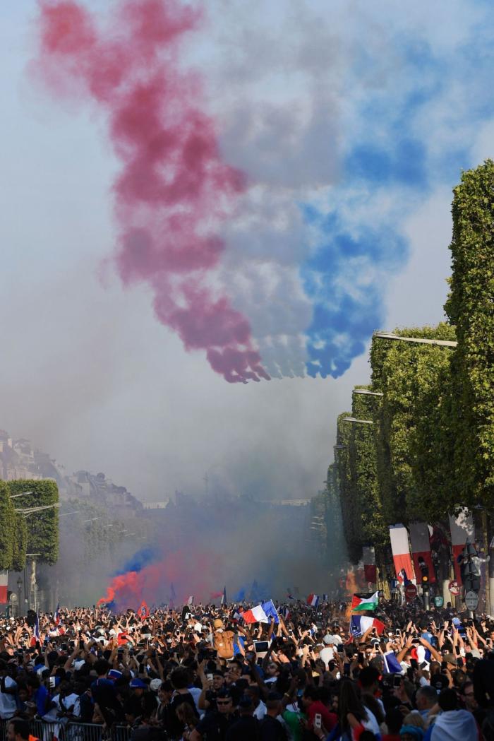 Las fotos más espectaculares de la celebración del Mundial en París