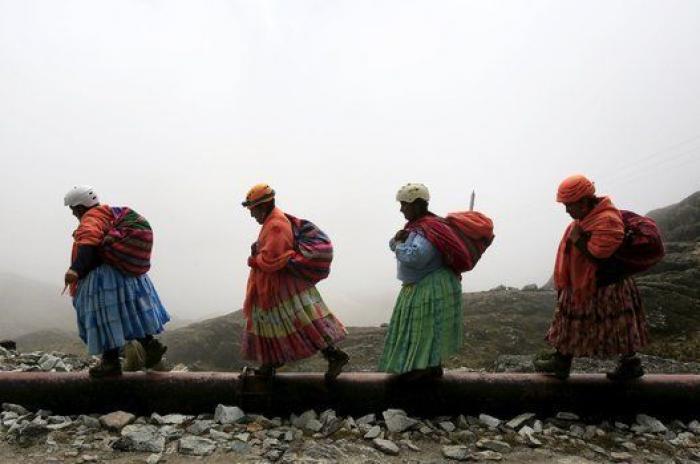 Las escaladoras cholitas de Bolivia (FOTOS)